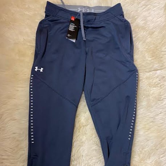 NWT UNDER ARMOUR Women's UA Knit Warm-Up Hybrid Pants - Picture 5 of 7